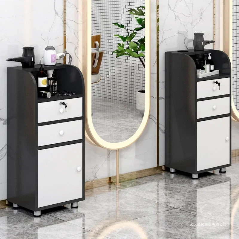 AOLIVIYA Beauty Salon Barber Trolley Haircut Tools Cart Drawer Storage Cabinet
