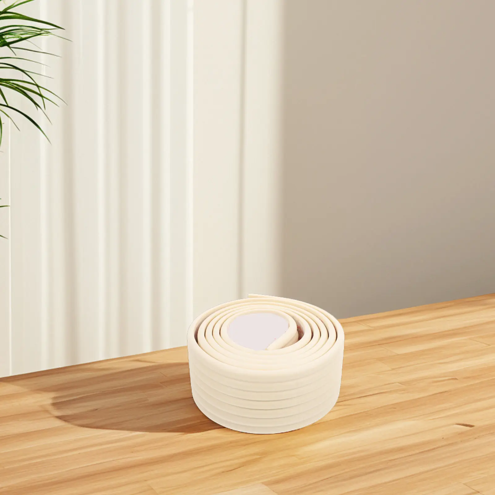 

1 Roll Furniture Bumper Strip Soft Corner Guard for Stair Steps Table Edges Child Safety Protection Ladder Step Cover