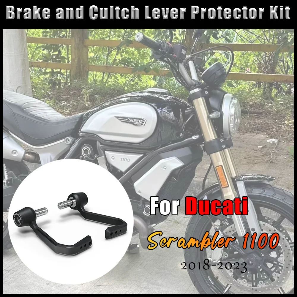 Protector de mano para motocicleta Ducati Scrambler 1100, Kit Protector de palanca de freno y embrague, protectores de mano protectores