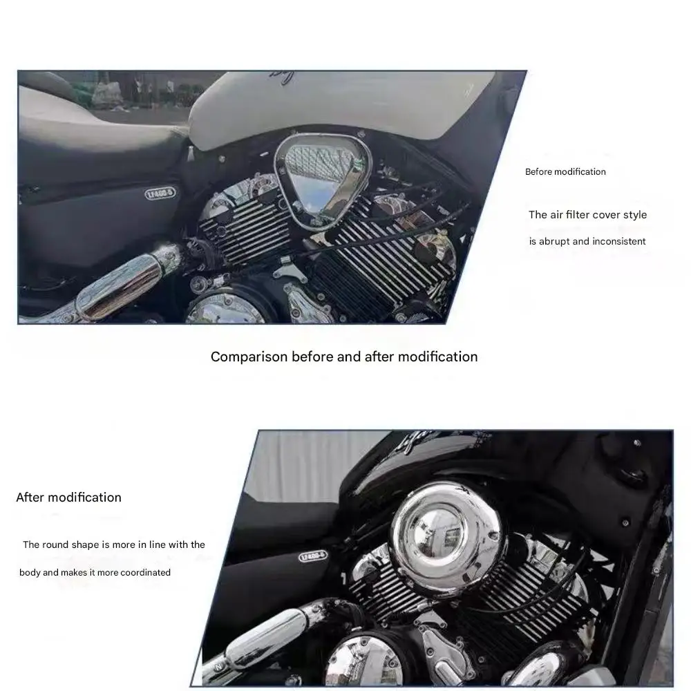 FOR LIFAN V400 Air Filter Housing Decorative Cover Dustproof Siltproof Conceals Plain Stock Air Filter Housing Enhances Vehicle