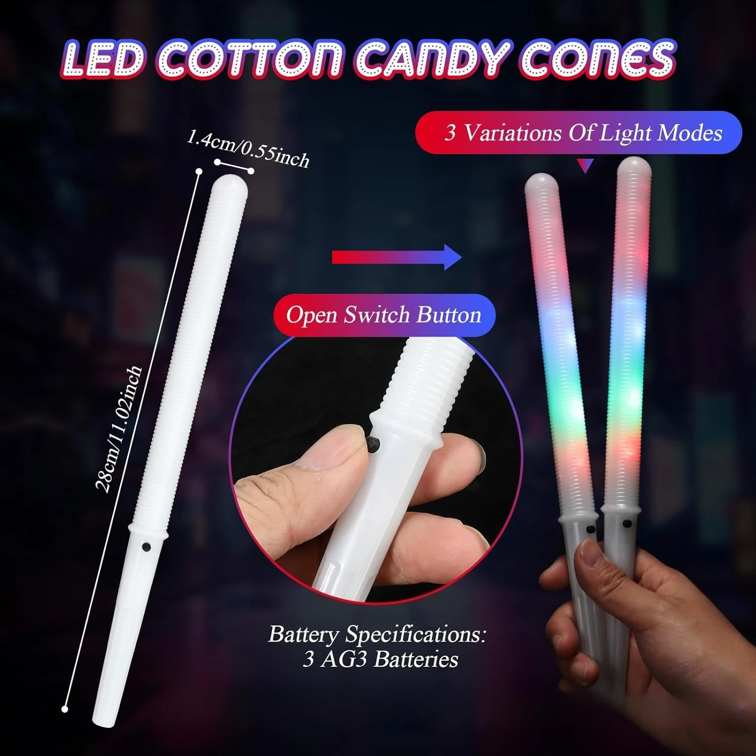 20 قطعة من مخاريط حلوى القطن ا - مراجعة Cotton Candy Cone وسعره