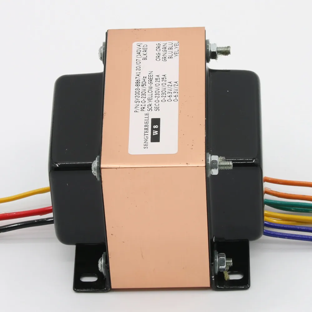 140W Tube Amplifier Transformer 230VX2 6.3VX1 6.3VX1 High Quality Transformer For EL34 Tube Power Amp