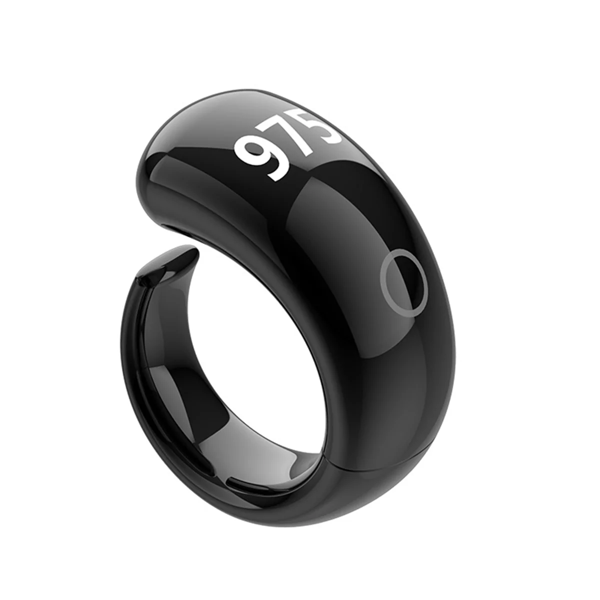 Hot sale Multifunction Digital Counting Rings App Control Tasbih Faith Rings for Spiritual Practices and Daily Prayer Black