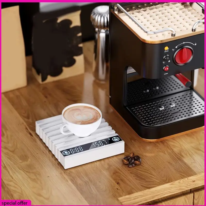 

A65Z High-Precision Electronic Coffee Scale Pad LED Display USB Timing Professional Home Coffee Accessories 2Kg/0.1G