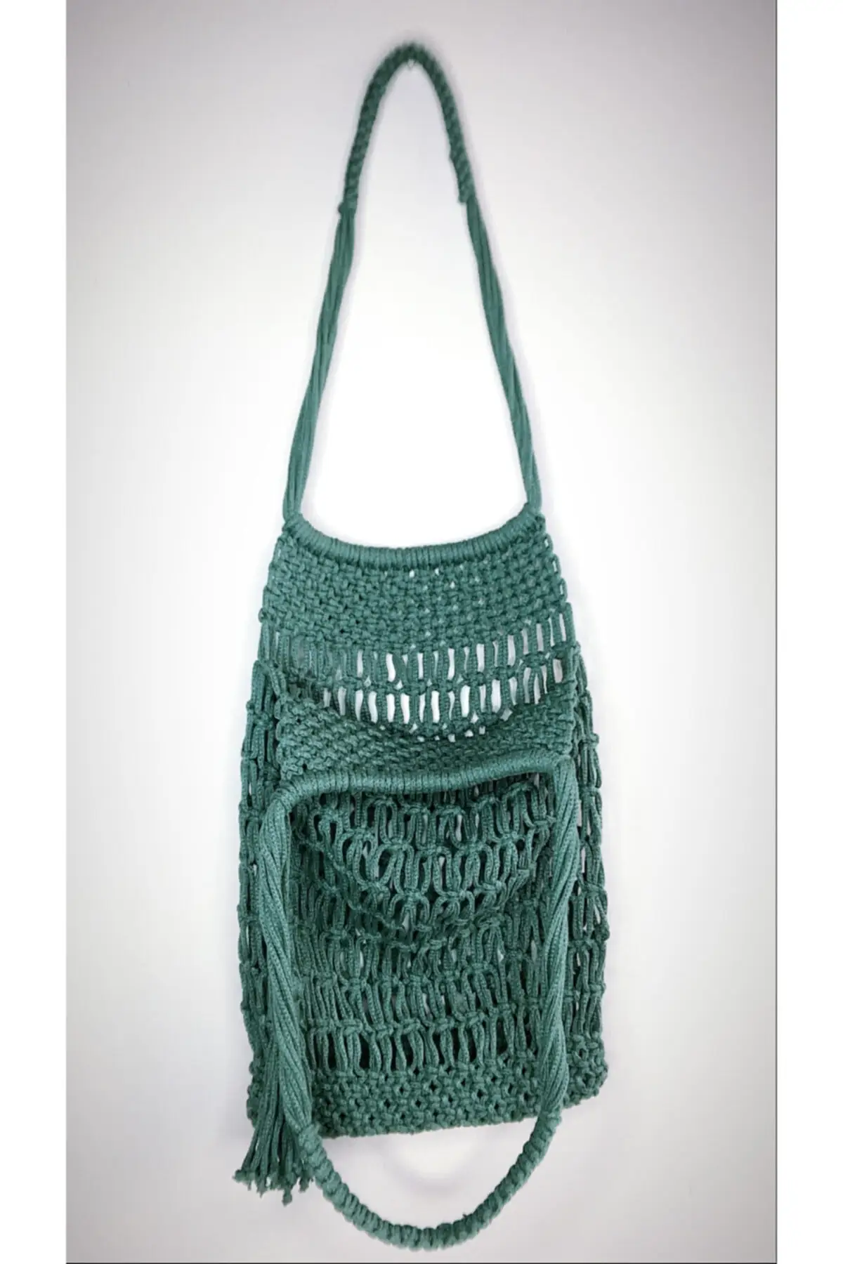 

Uras Handmade Macrame Mesh Bag Women bag Shoulder Bag Handmade