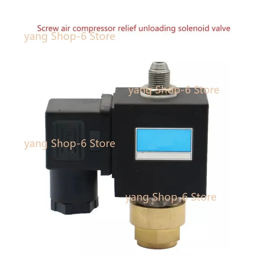 

Screw Air Compressor Relief Unloading Solenoid Valve Loading Open Hill Type
