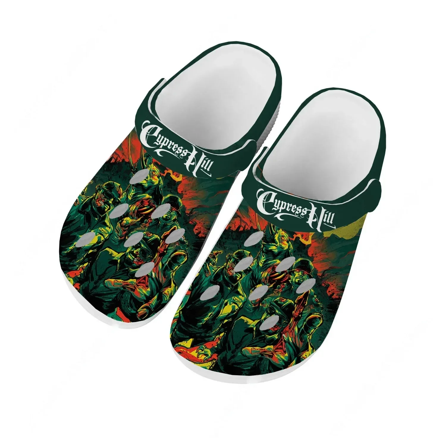 Cypress Hill Sandals Men Women Teenager Fashion Water Shoes Hip Hop Band Garden Breathable Comfort Beach Custom Slippers