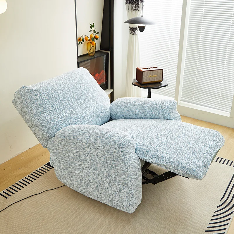 Striped Multi Piece Sofa Cover Set Single Seat Electric Recliner Sofas Separate Armrest Cushion Backrest Covers In Solid Home
