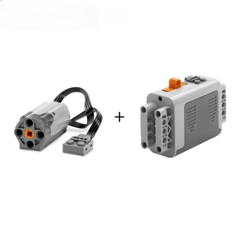 

MOC toys 9686 Compatible Building Bricks Science Education Motor 8883 M Motor 8881 Battery Box Creative Learning Toy