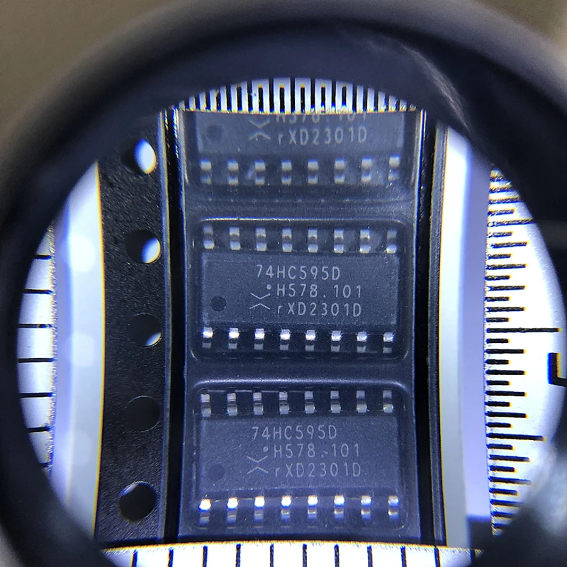 New original (10pcs) 74HC595D SOIC-16 8-bit serial or parallel output shift register