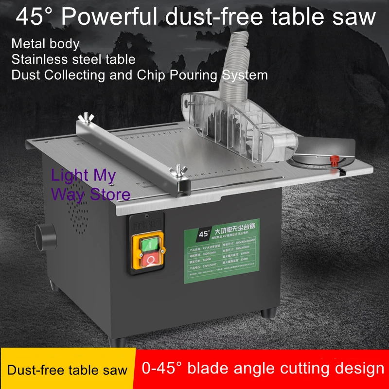 High power woodworking decoration table saw micro mini electric saw cutting board multifunctional cutting machine