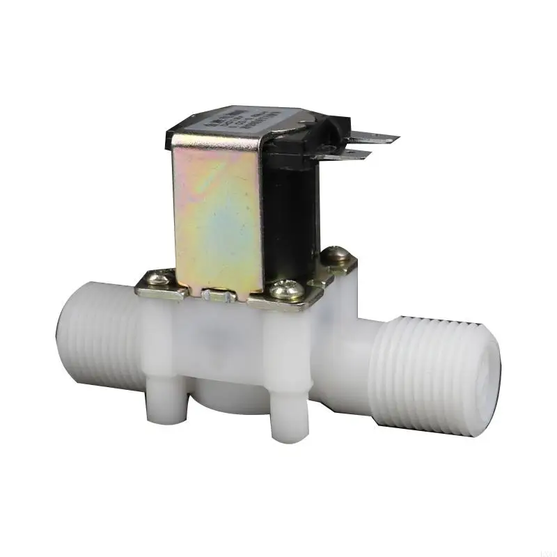 LXAF 12 V/24 V Kraan Solenoid voor Klep 2-Poort Normaal Gesloten Plastic Waterinlaat Control schakelaar voor Klep G1/2 Thr