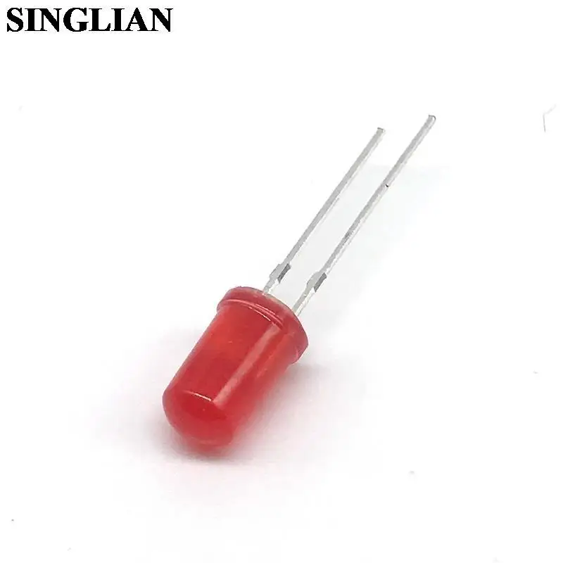 1000pcs/lot 5MM LED Light-emitting Diode Red Lamp Bead Red Light 5MM LED Lamp Diode Light One Package