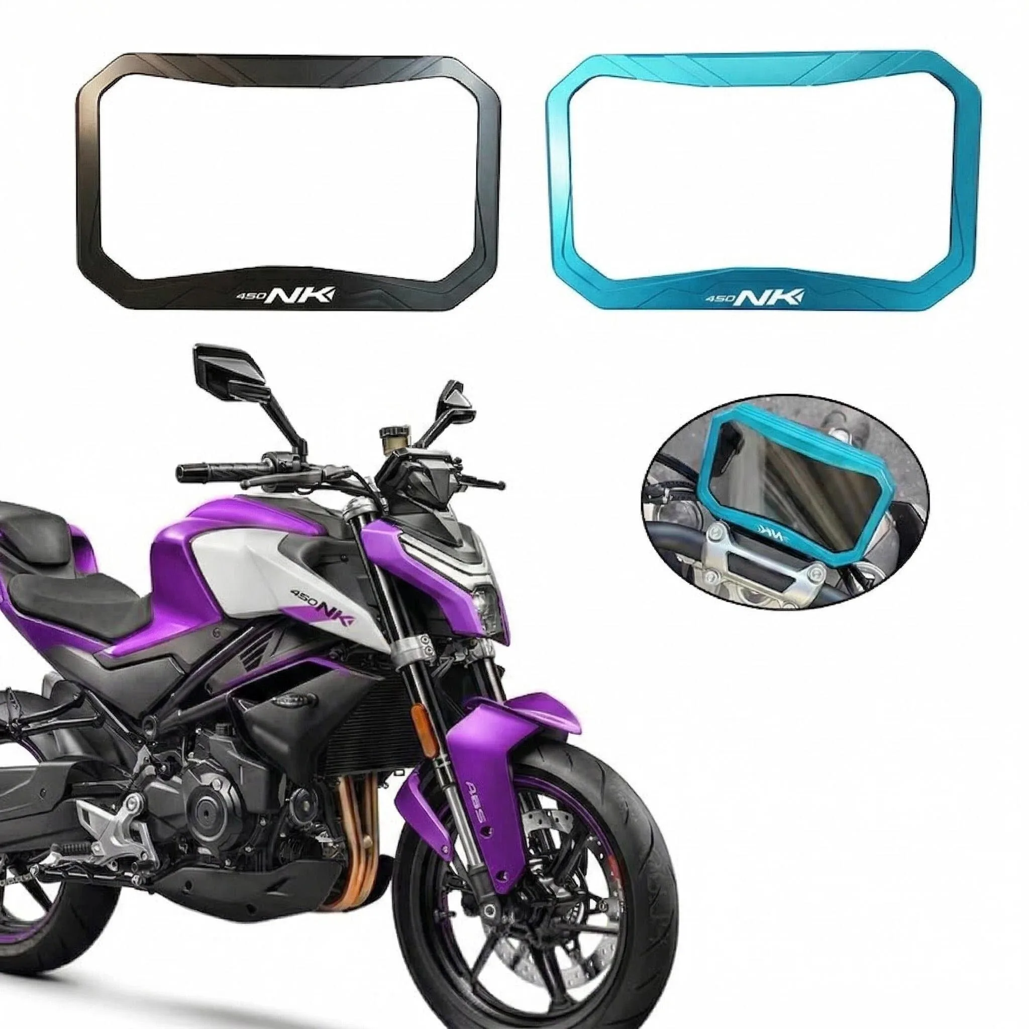 For CFMOTO 675 NK 675 SRR 67 5SS 675 SR TFT Anti Theft Dashboard Bezel Frame Cover Instrument Display Guard Protector