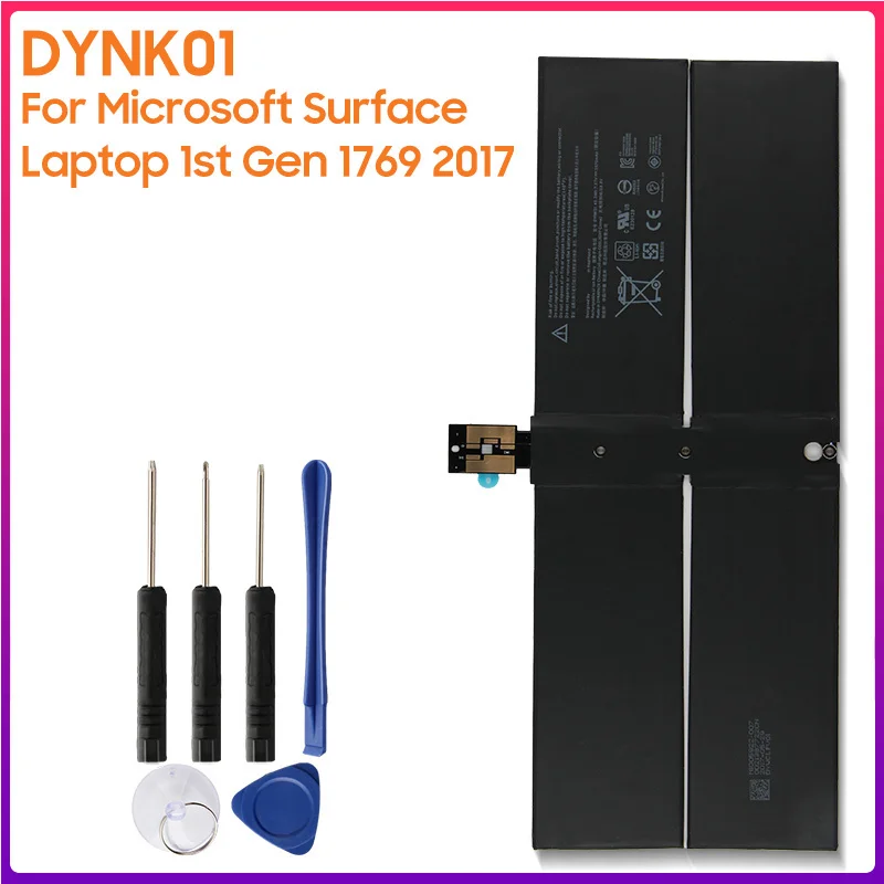 

Original Battery DYNK01 For Microsoft Surface Laptop 1st Gen 1769 2017 G3HTA036H Authentic Tablet Battery 5970mAh