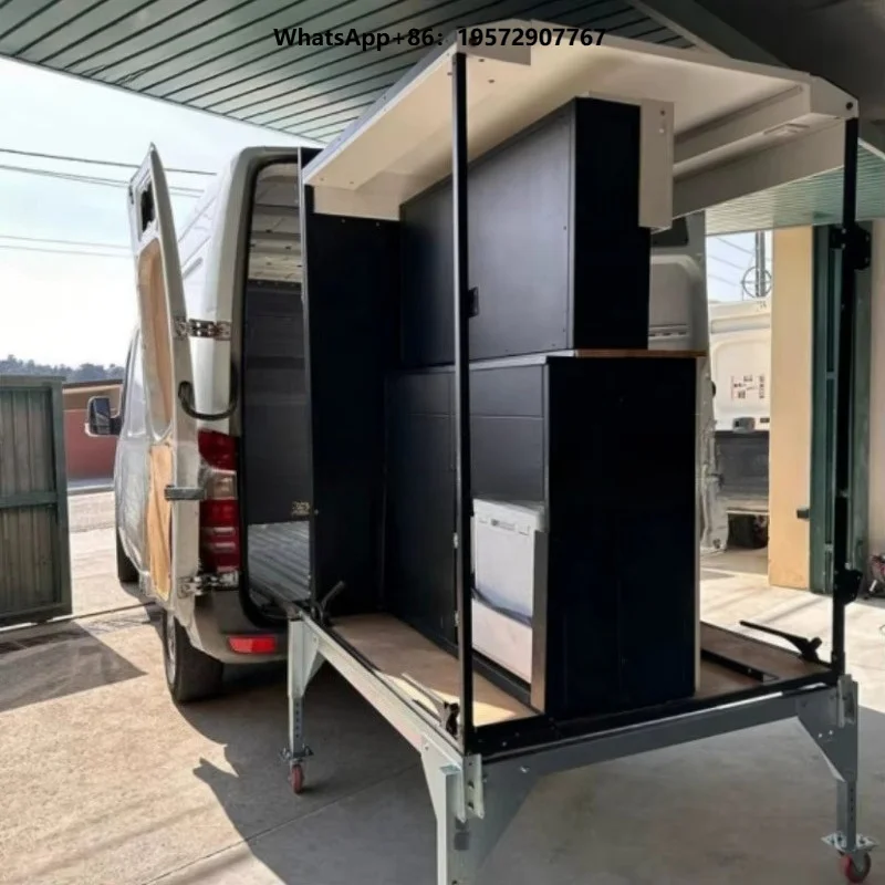 Cheap Camper Van Modular Camper Van Conversion Kit for Vanbox Interior with Bed Couch Fridge Rv Upgrades Van