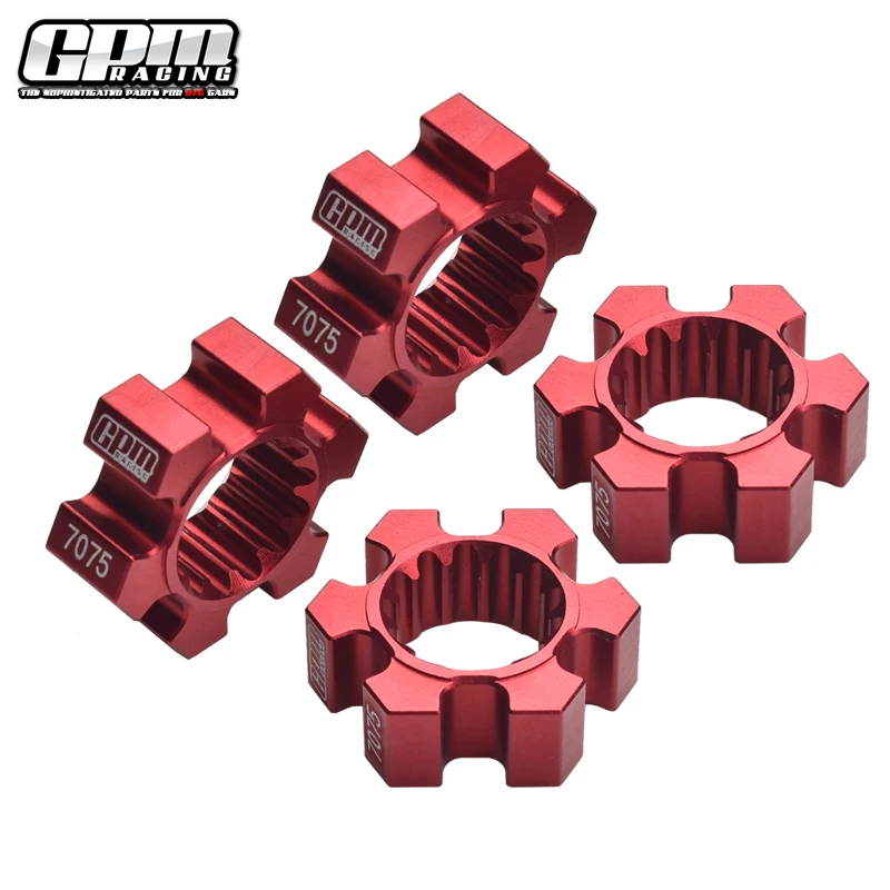 Набор алюминиевых шестигранных ступиц GPM 7075-T6 для TRAXXAS 1/5 X-Maxx 6S 8S XRT