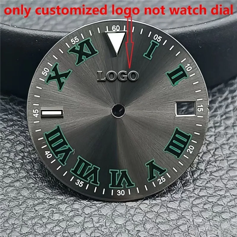 custom watch logo dial time sticker personalized gold silver metal transfer small mini 3d logo DIY name carve flat ultrath