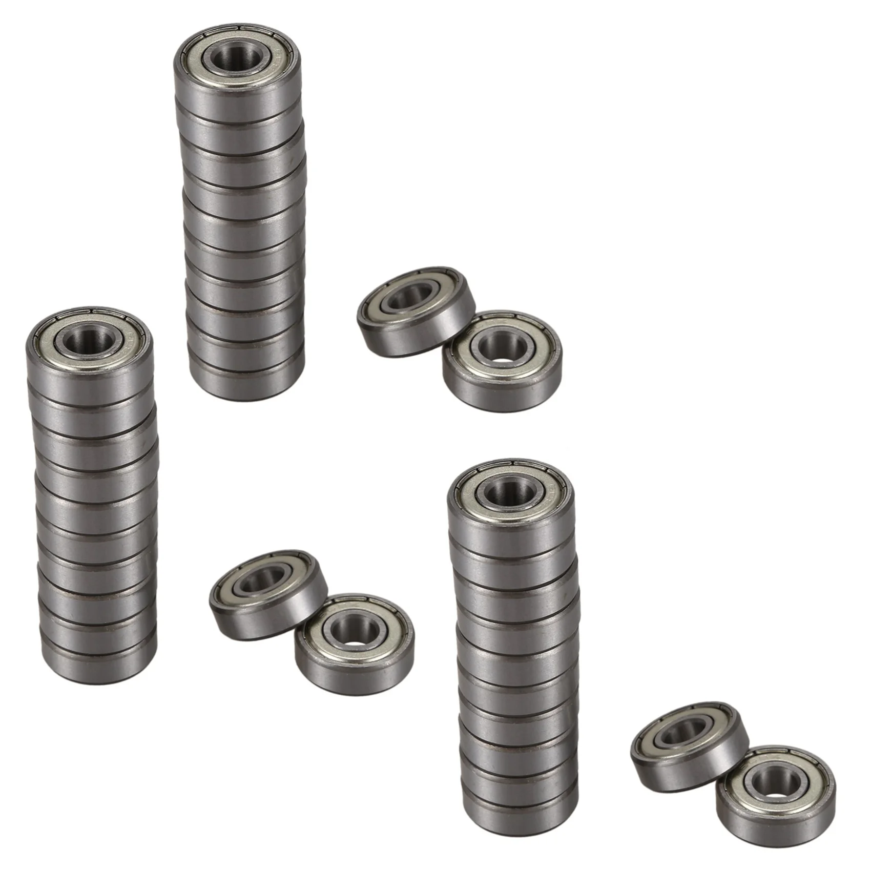 ABKJ-36 Pcs 608Z 22Mm X 8Mm X 7Mm Single Row Deep Groove Ball Bearing