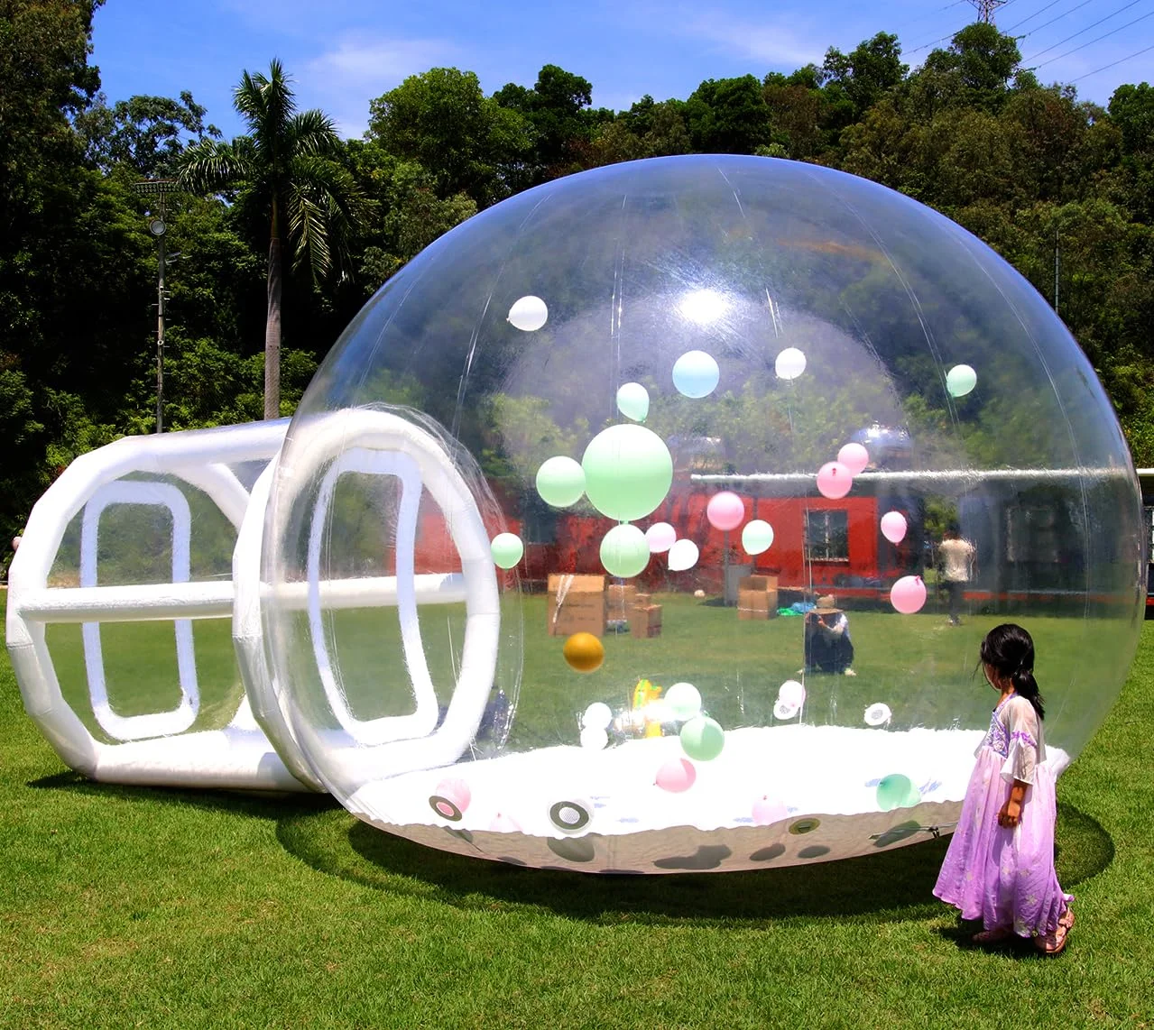 PVC Inflatable Bubble House Transparent for Outdoor Camping Wedding Party