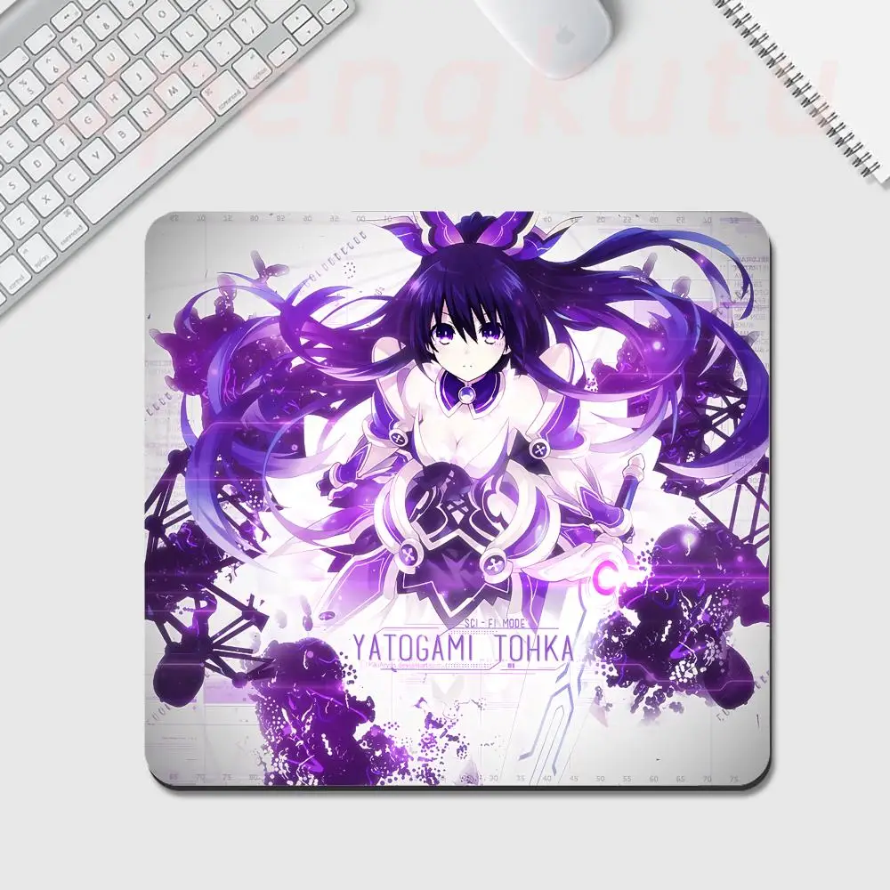 XS Small 450x400mm Mousepad D-DATE A LIVE Gaming Mouse Pad For PC Gamer Desktop Decoration Office Mouse Mat Deskmat Rug