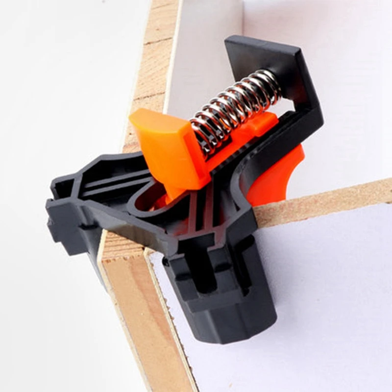 Woodworking Right Angle Fixing Clip Fixer Right Angle Clip 90 Degree DIY Spring Clip Quick Fixing Tool