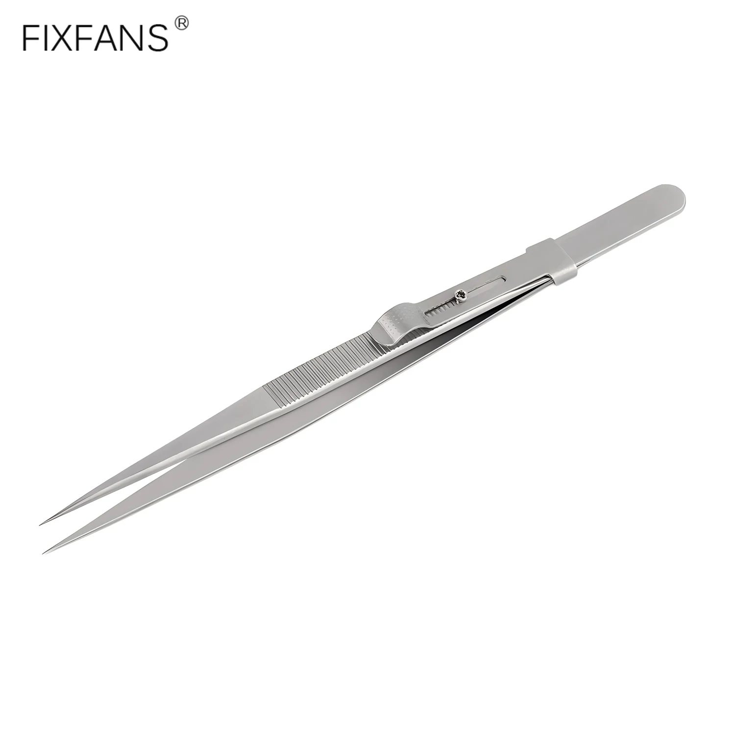 Precision Adjustable Slide Lock Tweezers Anti Static for Jewelry Electronic Components Holding Tightly Repair Tools