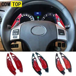 For Lexus IS 250 300 2006-2011 ISF 2011 Paddle Shift Carbon Fiber Car Steering Wheel Shift Paddle Extension Shifters accessories
