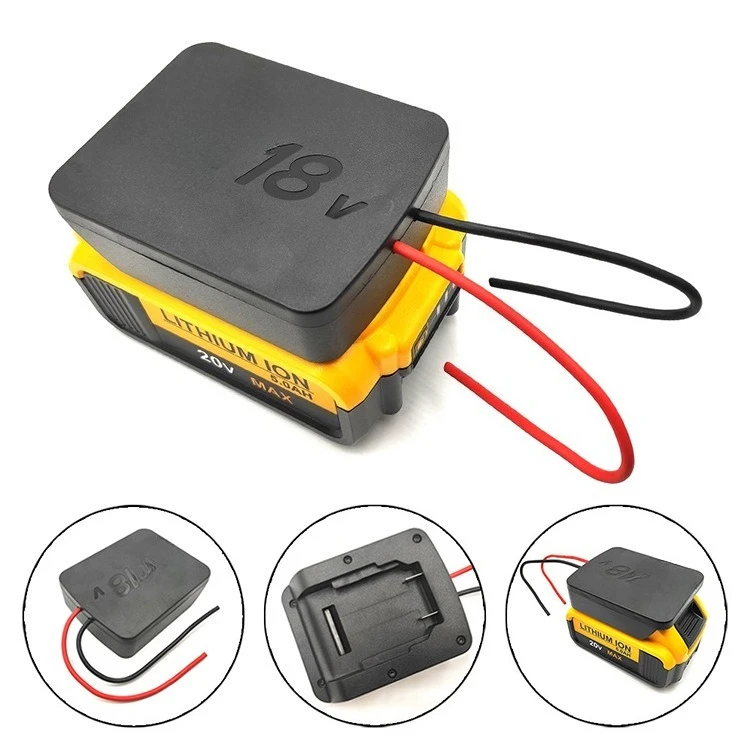 

Адаптер для самостоятельного подключения литиевых аккумуляторов DEWALT 14.4V 18V 20V (DW18V) для DIY-проектов