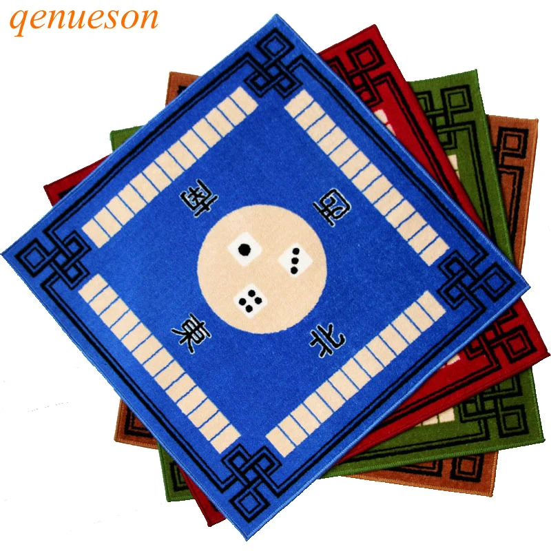 New Household multifunctional mahjong mat thickening poker mahjong carpet tablecloths high quality mahjong table 4color optional