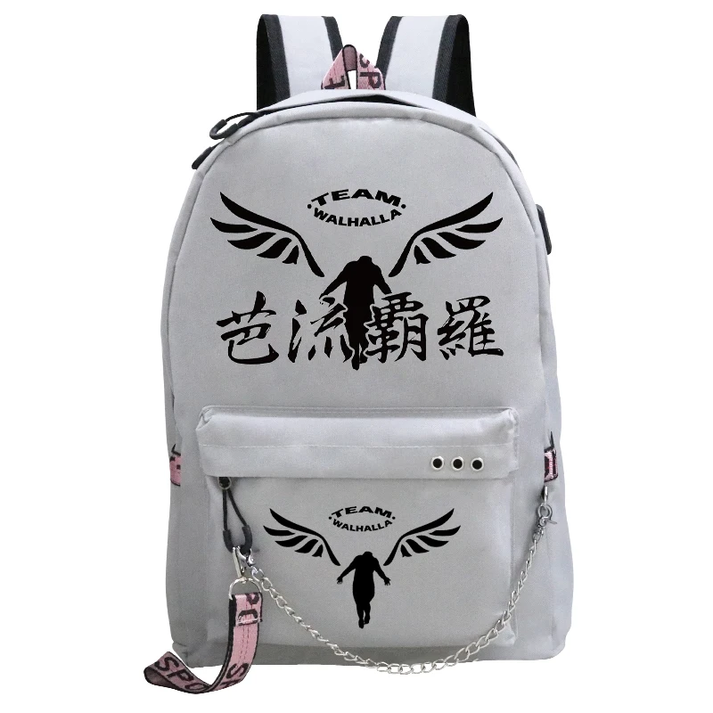 Tokyo Revengers Anime Vrouwen Rugzak Mochila Voor Reizen Meisje Schooltas Rugzak Usb Opladen Valhalla Anime Tiener Boekentas