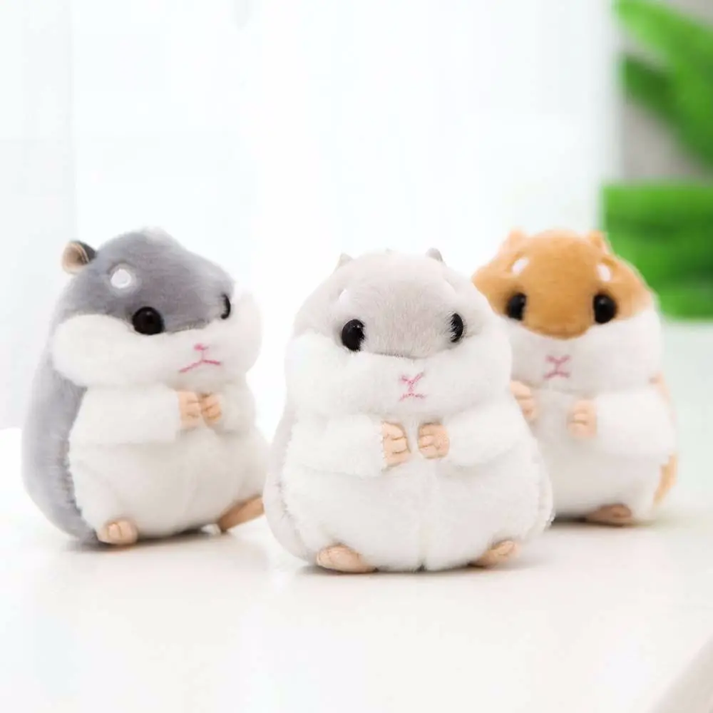 10 cm Kinder Spielzeug Schlüsselanhänger Schlüsselanhänger Hamster Tier Stofftiere Plüschpuppen Tier Plüschtier Plüsch Schlüsselanhänger