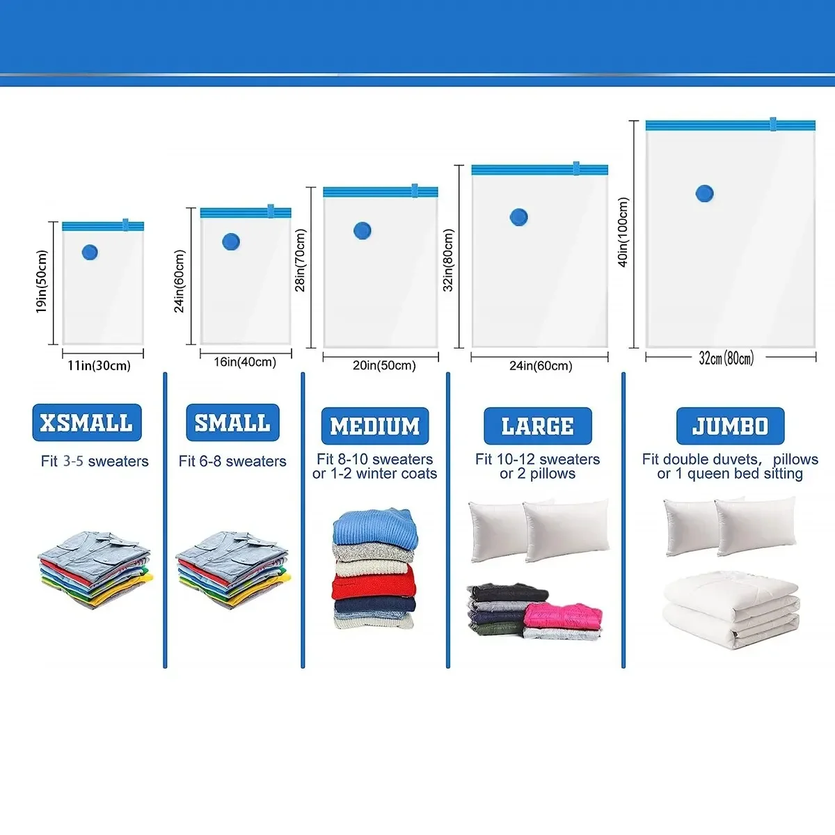 Thickened Vacuum Compression Bag, Transparent Quilt Vacuum Bag, Storage Bag, Household Clothing Storage And Sorting Bag