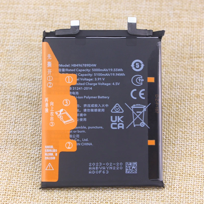 New High Quality HB496789EHW 5100mAh Battery For Huawei Honor Magic 5 PGT-AN00 Original Replacement Mobile Phone Batteries