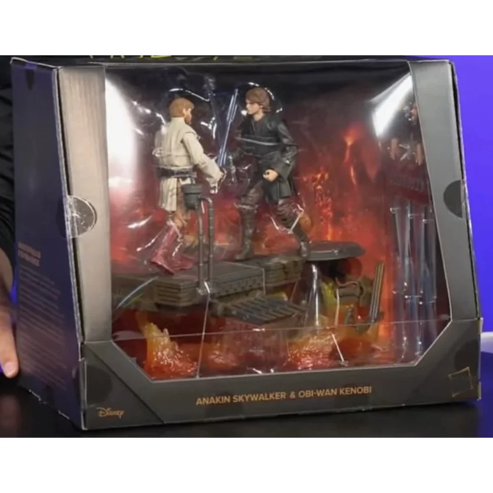 6 "حرب النجوم السلسلة السوداء أنكين سكاي ووكر أوبيوان كينوبي عمل أرقام Sdcc طبعة محدودة جمع نموذج ديكور لعبة هدية