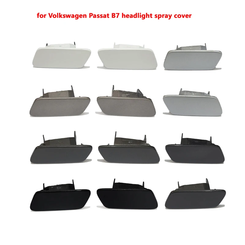 Cubierta de pulverización para faros delanteros de Volkswagen Passat B7, cubierta de lavado de faros delanteros para Passat Variant, cubierta decorativa para parachoques delantero 3AA955109A/110A
