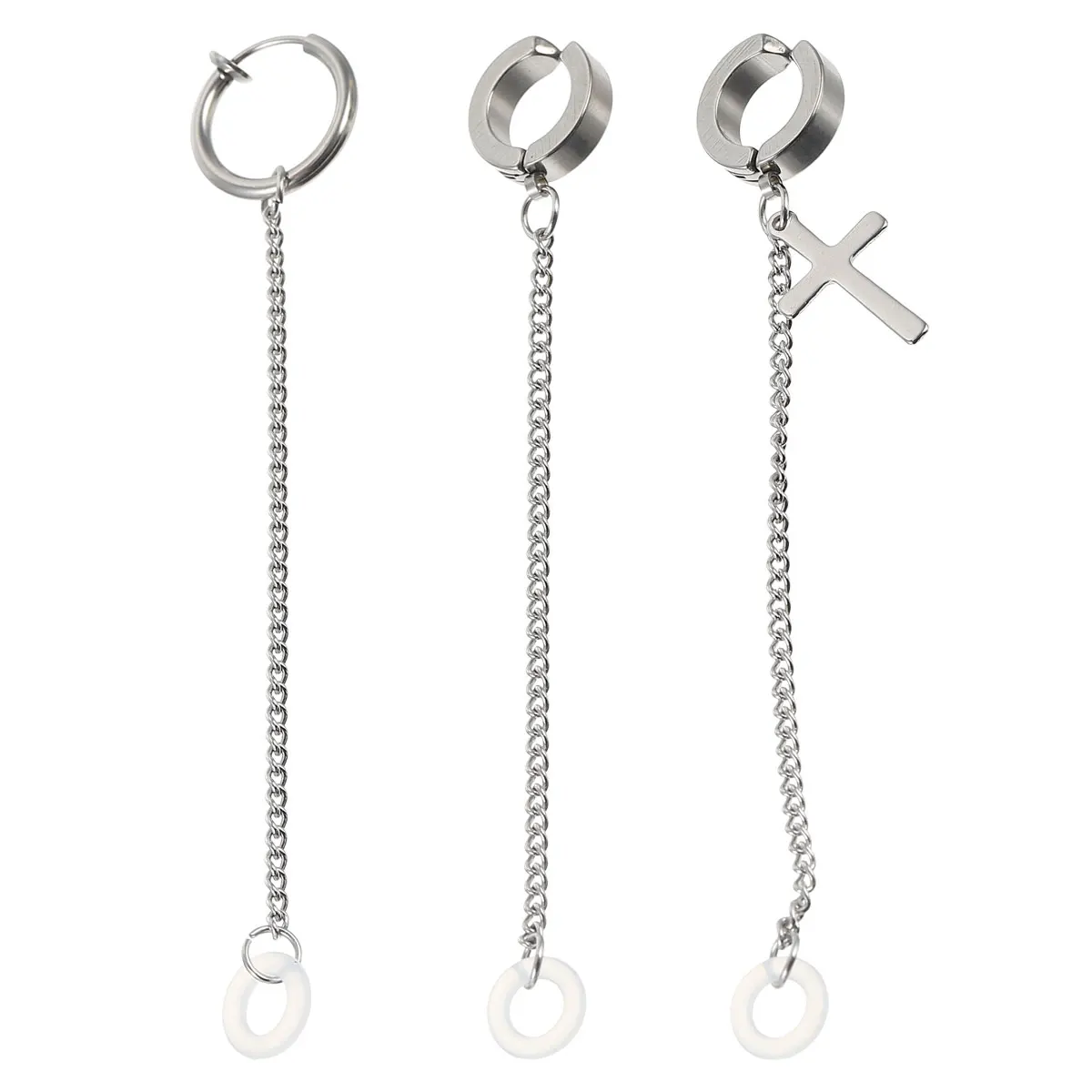 3 قطعة أشرطة حلق مكافحة خسر حامل خطاف لاسلكي سماعة أقراط واقية ملحقات سماعات الأذن لسماعات الأذن