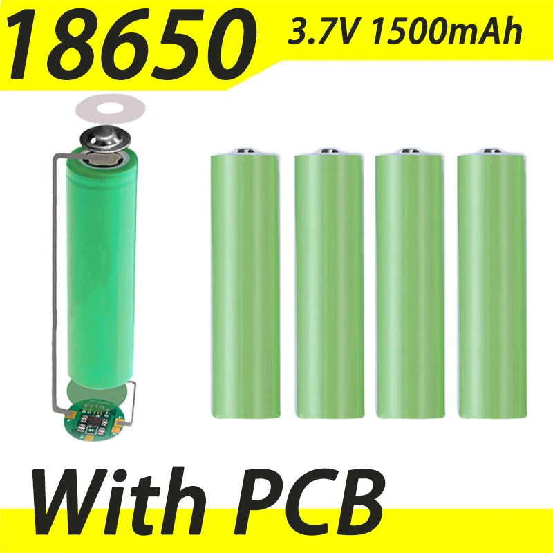 NEW 18650 Battery Protected Original Rechargeable battery 18650 NCR18650B 1500mah with PCB 3.7V For Flashlight batteries