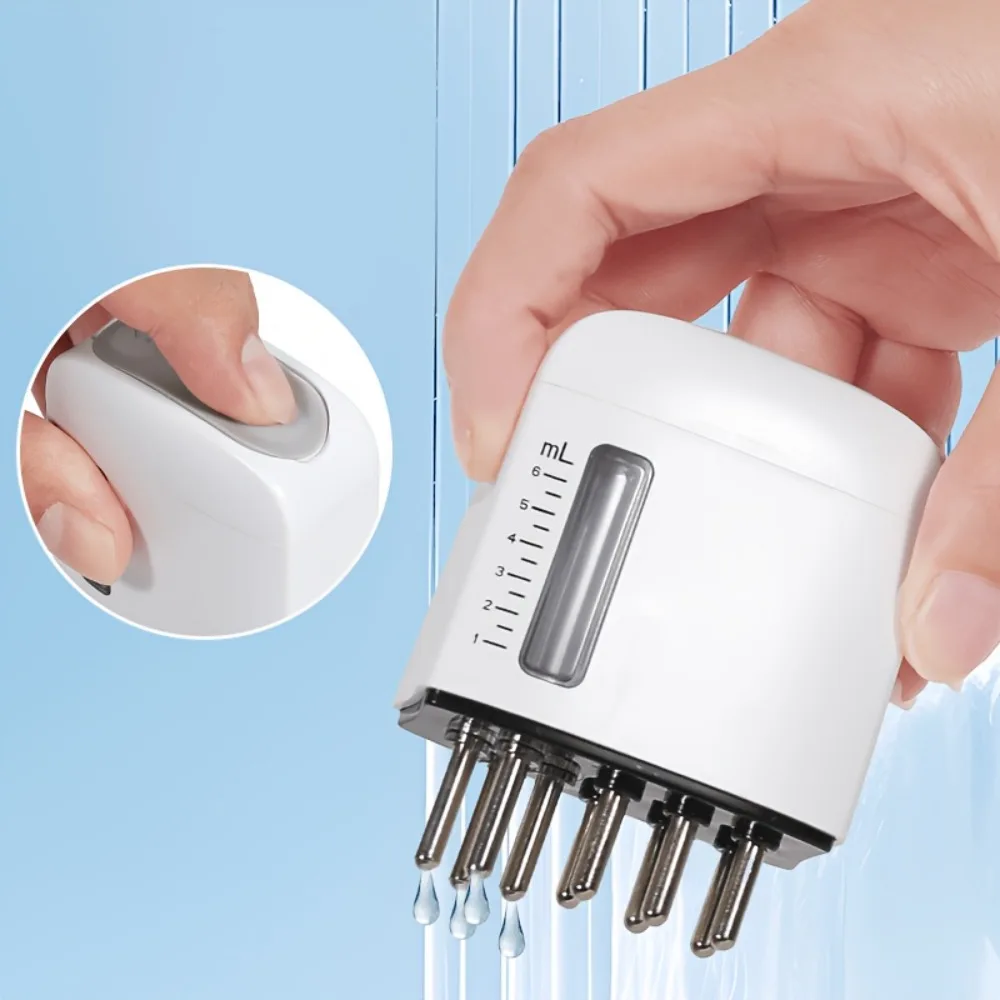 Multi-Function Electric Head Scalp Massager Anti-Frizz Anti Hair Loss Red Light Vibration Massage Comb Anti-Static Hair Care