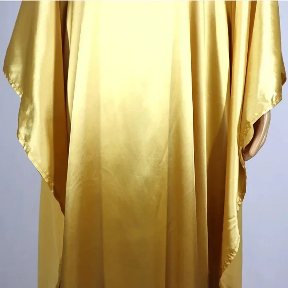 فساتين Dashiki الأفريقية للنساء بوبو الفاخرة ثوب زفاف حريري مساء حفلة فستان طويل أنقرة الزي أفريقيا الملابس قفطان #6