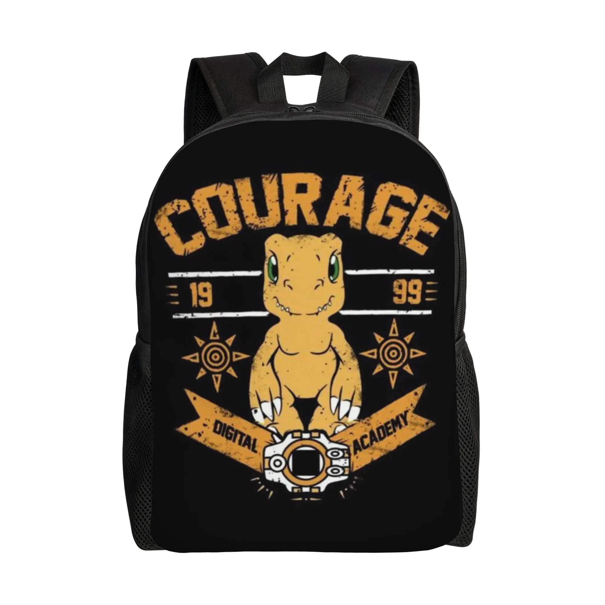 

Back to school season Retro Washable Agumon (7) Daypack Digimon Couple Backpack