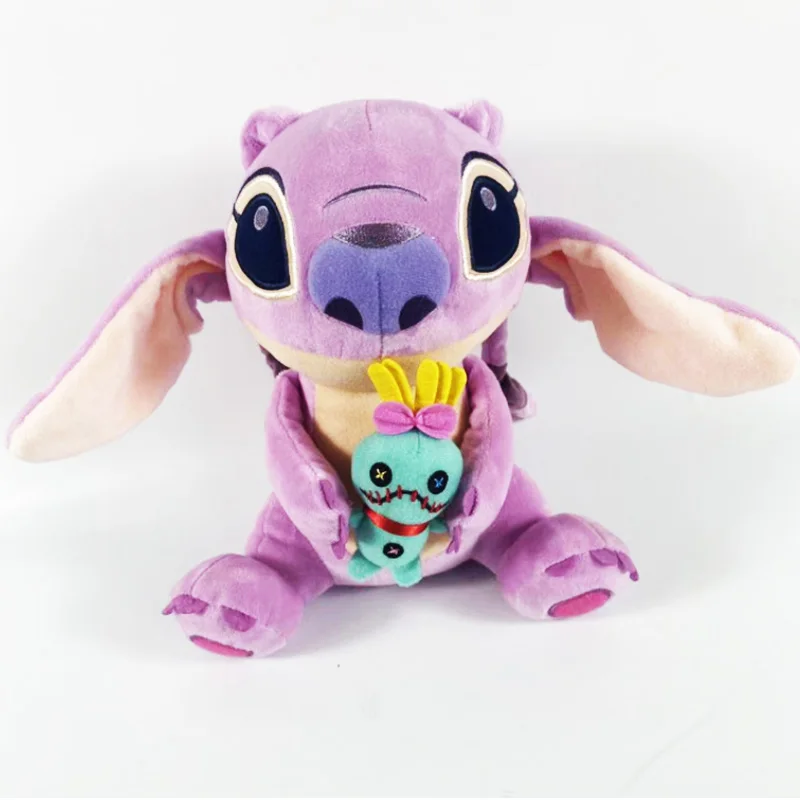 Kawaii Disney point peluche poupée jouets Anime Lilo & point peluche poupée mignon Stich peluche poupée enfants cadeau d'anniversaire enfants jouet
