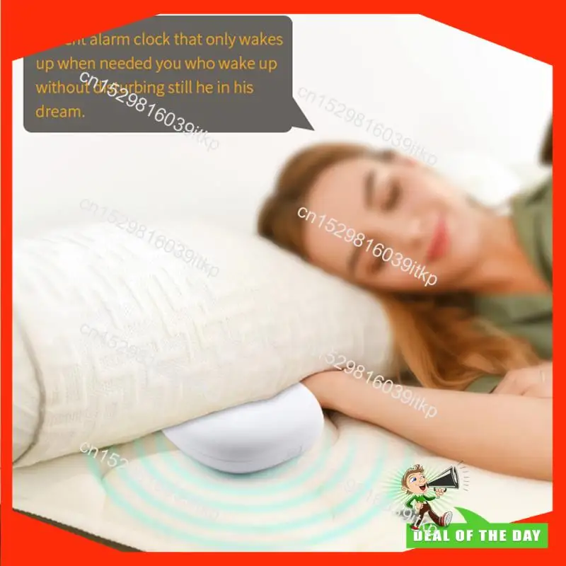 August Mute Vibrating Alarm Clock Shaker Impact For Hearing Impaired Snooze Student Cartoon Clocks Light Reminder No Distrub