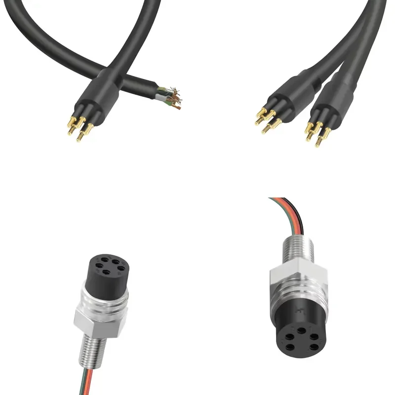 MCIL5F/MCBH5MSS 5 Pins Male Female Marine Waterproof Connector With Locking Sleeve