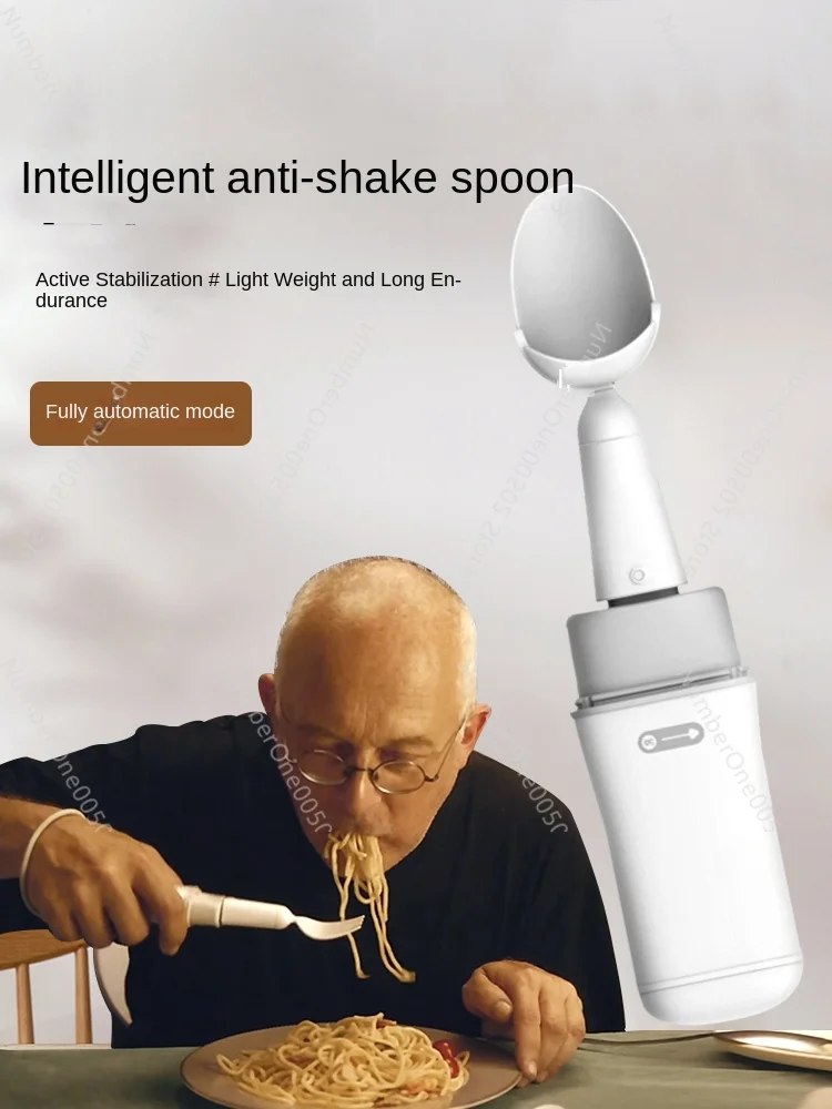 Intelligent Anti-Shake Spoon Anti-Shake Tableware for Patients with Parkinson's Disease Elderly Help Food Spoon Anti-Shake Spoon