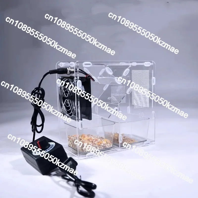 Suitable for mini bird food shell blower, household washable grain peeling blower, bird supplies tool, adjustable speed