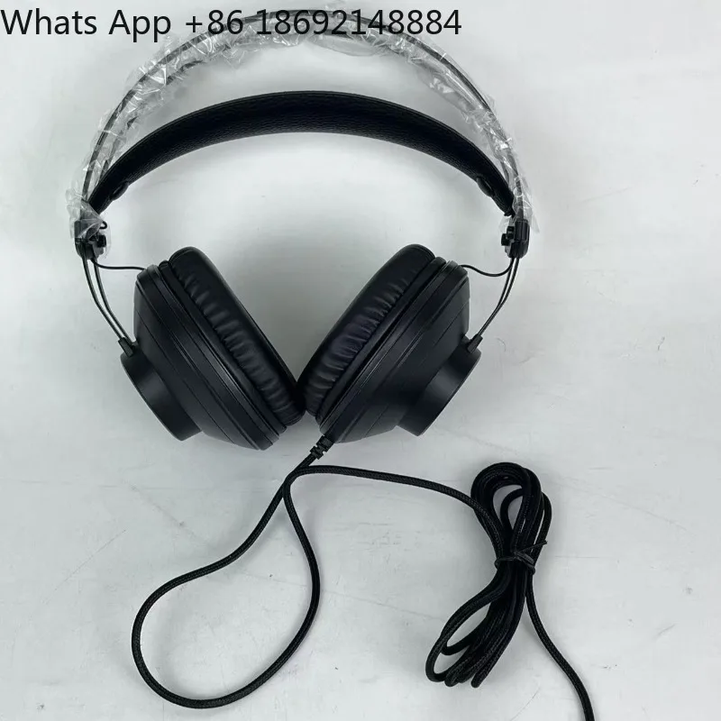 Wired Monitoring Headset for Noise Reduction Computer Professional Monitoring Live Broadcast Wired Three-Band Balanced