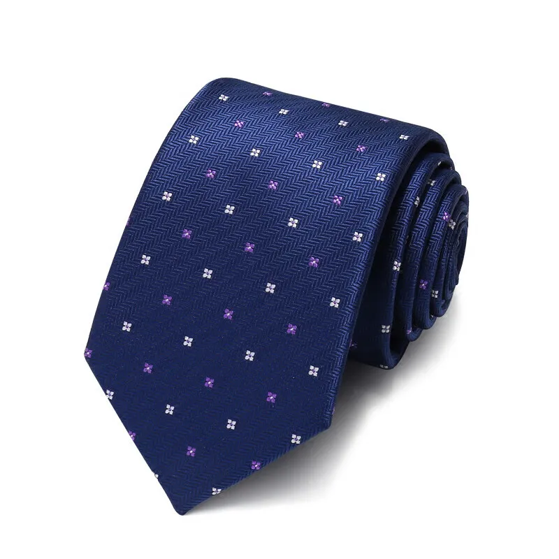 新しい-7-センチメートルネクタイメンズファッションフラワーネクタイジャカードネクタイビジネス結婚式記念日卒業式ネクタイギフトボックス付き