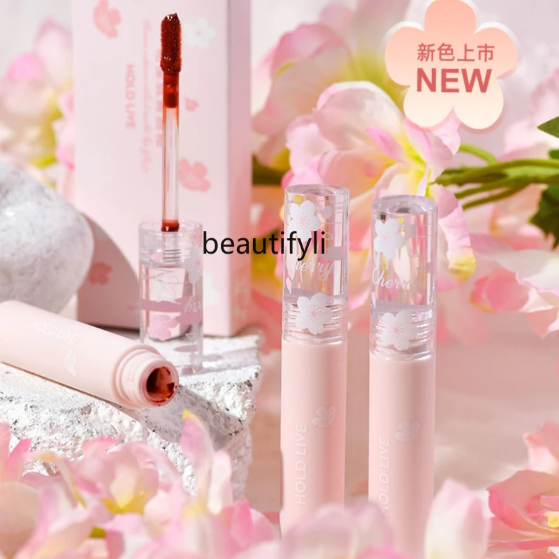 

Cherry Blossom Velvet Mist Cherry Blossom Lip Lacquer Cotton Icing Sugar Mist Lip Balm Matte White Cheap Student Lipstick