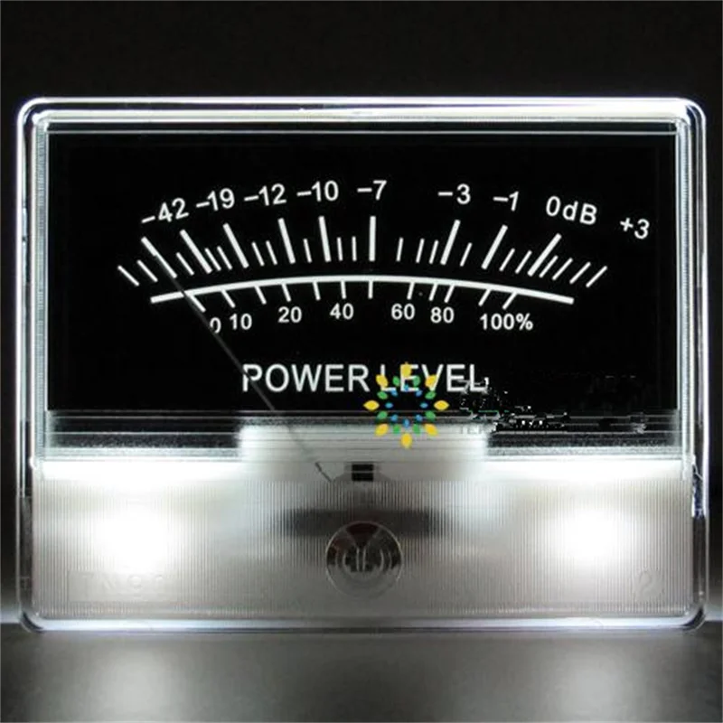 High-precision VU meter DB level meter amplifier amplifier front-level sound card audio decibel meter with backlight TN90